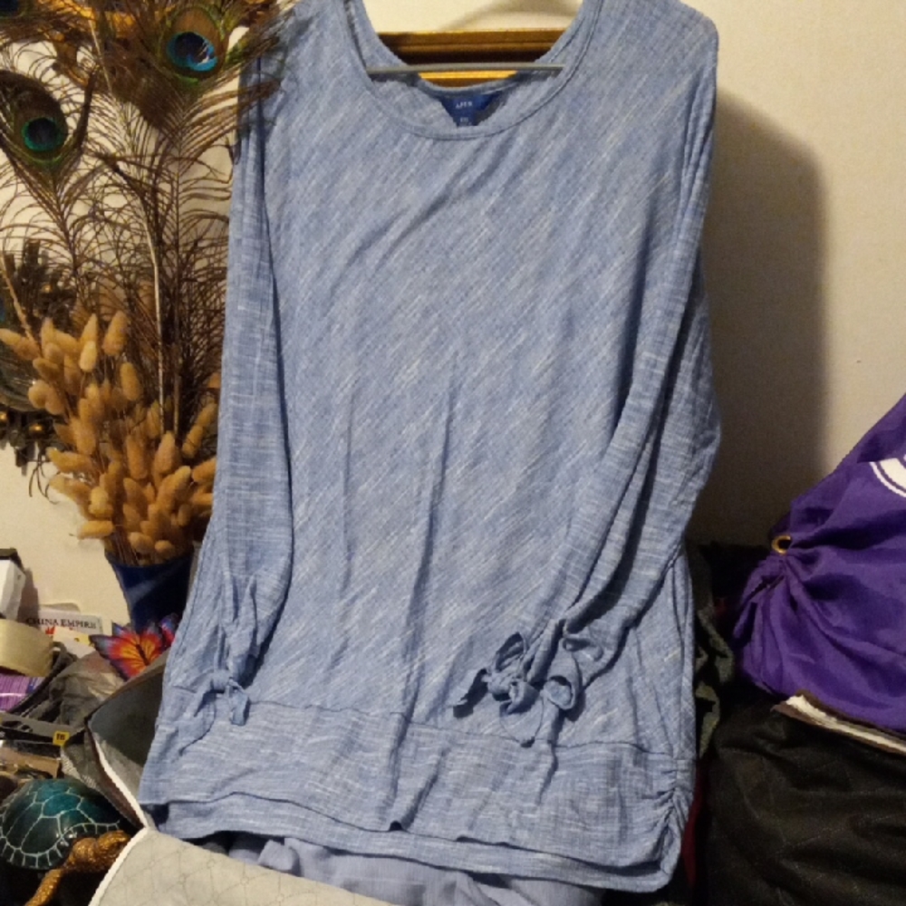 Apt. 9 Denim Blue Casual Top
